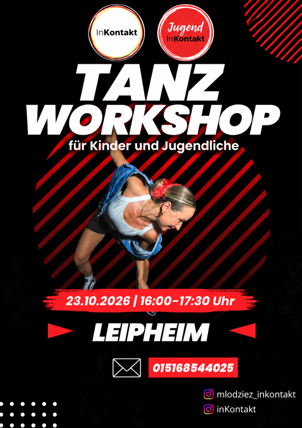 Tanzworkshop-Plakat InKontakt
